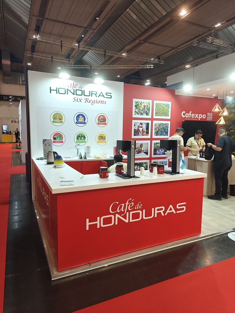 Cafés de Honduras: ще один національний стенд у великій карті походжень.